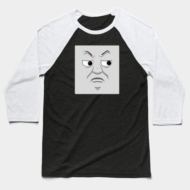 Diesel annoyed face Baseball T-Shirt by corzamoon